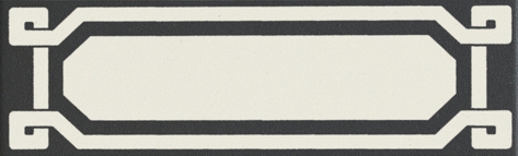 Listello Black Dover