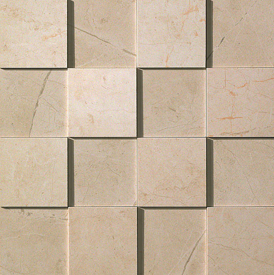 Beige Mosaico 3D Рельефная, для стен