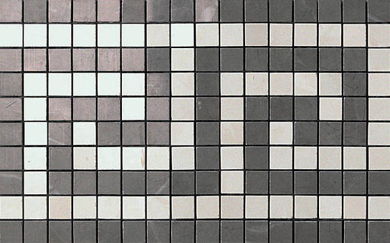 Мозаичный бордюр Grey/Moon Angolo Mosaico