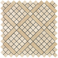 ATLAS CONCORDE MARVEL PRO Travertino Alabastrino Diagonal Mosaic