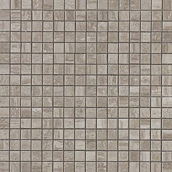 Travertino Silver Mosaico Lappato Полуполированная