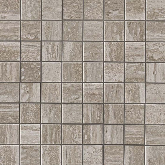 Travertino Silver Mosaico Matt Матовая