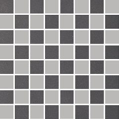 CERAMICHE GRAZIA RETRO Mosaico Coal-Silver