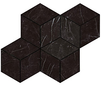 ATLAS CONCORDE MARVEL STONE Nero Marquina Mosaico Esagono Lappato Лаппатированная