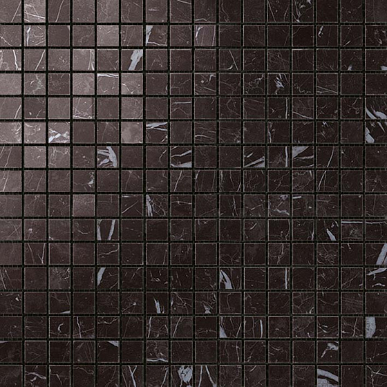 Nero Marquina Mosaico Lappato Лаппатированная