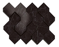 ATLAS CONCORDE MARVEL STONE Nero Marquina Mosaico Esagono 3D