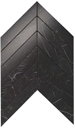 ATLAS CONCORDE MARVEL STONE Nero Marquina Chevron Wall