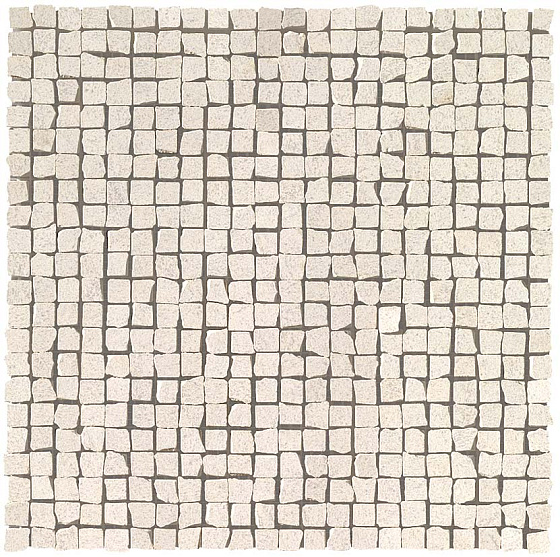 Clauzetto White Tumbled Mosaic