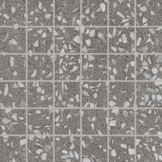 Terrazzo Grey Mosaico Lappato Лаппатированная