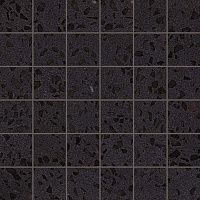 ATLAS CONCORDE MARVEL GEMS Terrazzo Black Mosaico Lappato Лаппатированная