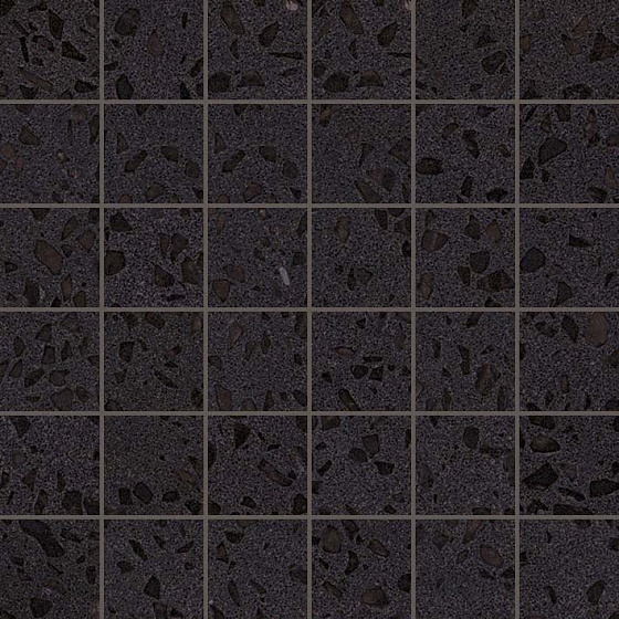 Terrazzo Black Mosaico Lappato Лаппатированная