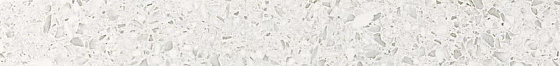 Бордюр Terrazzo White Listello Lapp Лаппатированный