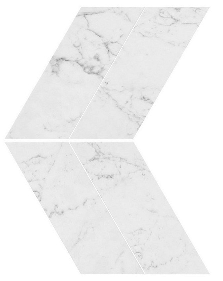 Carrara Pure Chevron Lappato Лаппатированная