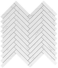 ATLAS CONCORDE MARVEL STONE Carrara Pure Herringbone Wall