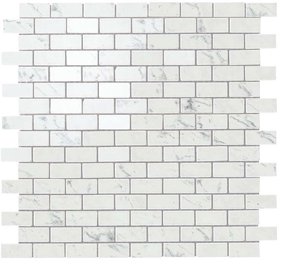 Carrara Pure Mosaico Lappato Burattato