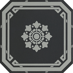 CERAMICHE GRAZIA OLD ENGLAND Ottagono Black London