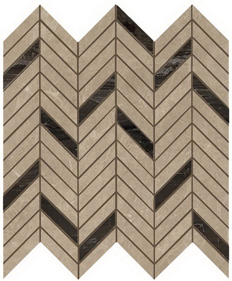 Elegant Sable Mosaico Twill Lapp