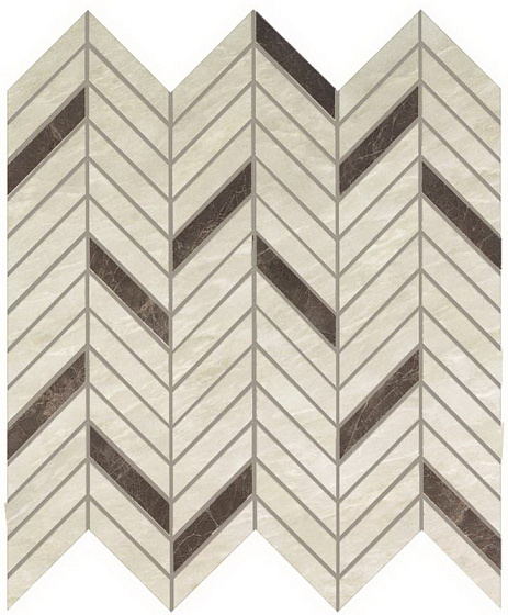 Imperial White Mosaico Twill Lapp