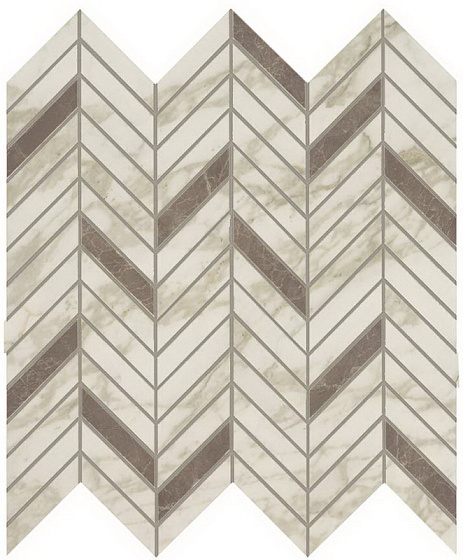 Royal Calacatta Mosaico Twill Lapp