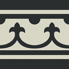 CERAMICA RIBESALBES PASION Negro Cenefa