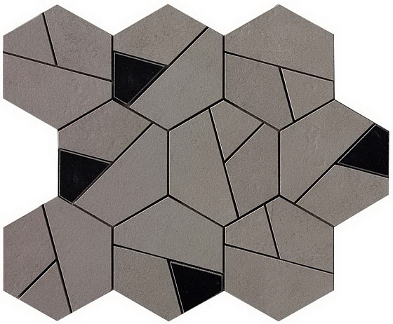 Smoke Mosaico Hex Black