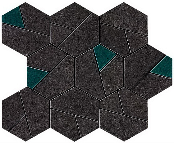 Tarmac Mosaico Hex Jade