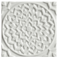 ADEX EARTH Relieve Mandala Cosmos Gray