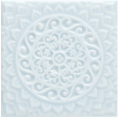 ADEX STUDIO Декор Relieve Mandala Universe Ice Blue