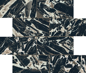 REX CERAMICHE ETOILE DE REX Mosaico Brown River Matt 6mm