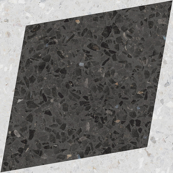 Natural Drops Rhombus Decor Graphite АКЦИЯ