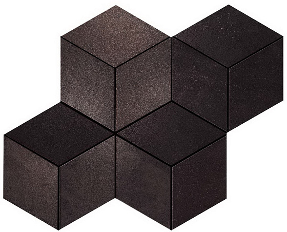 Iron Mosaico Esagono Lapp