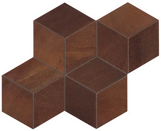 Corten Mosaico Esagono Matt