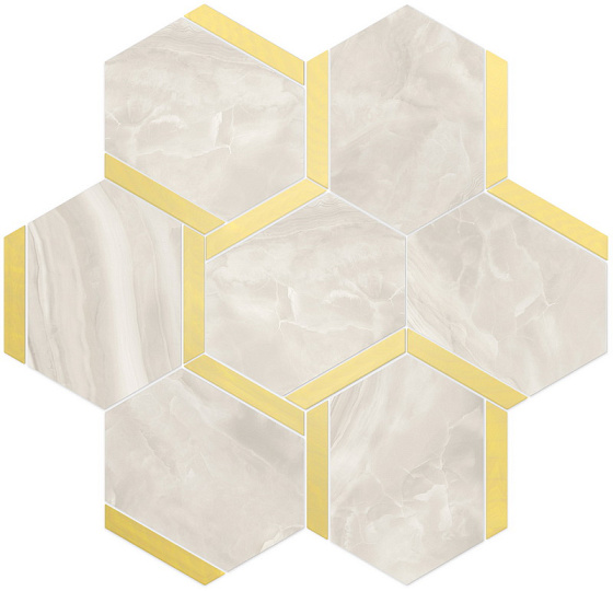 Esagona Bacchetta Oro Satin