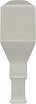 CERAMICHE GRAZIA ELEGANCE Внешний угол Angolo Finale Cinder Craquele