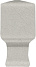 CERAMICHE GRAZIA ELEGANCE Внешний угол Angolo Bordura Cinder Craquele