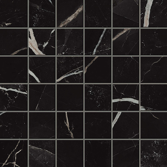 Empire Calacatta Black Mosaic Matte