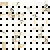 VALLELUNGA LUCE Luce Oro Mosaic Basket Satin