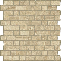 ITALON / ИТАЛОН CHARME ADVANCE Travertino Romano Mosaico Raw Патинированный