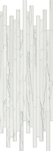 ITALON / ИТАЛОН CHARME ADVANCE Platinum White Mosaico Strip Люкс