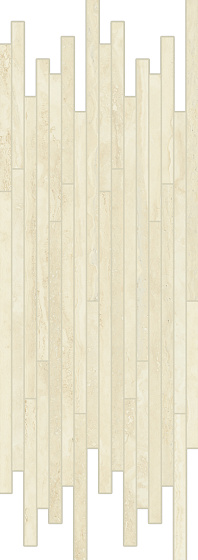Alabastro White Mosaico Strip Люкс