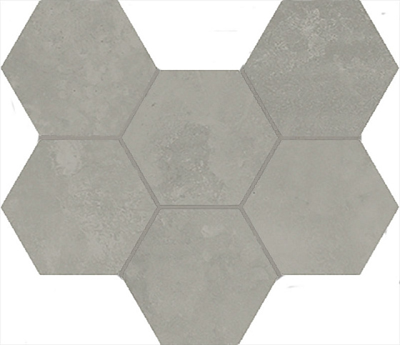 Grey Mosaico Hexagon Матовый