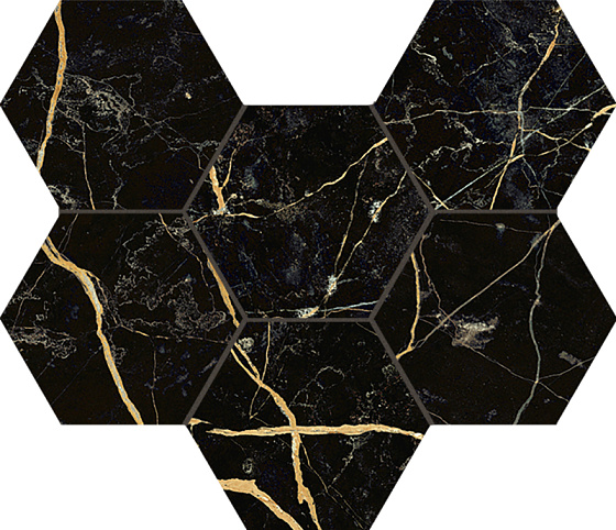 Laurent Mosaico Hexagon Патинированный