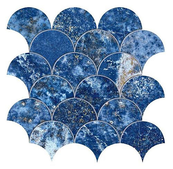 Fan Crystal Ultramarine