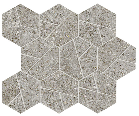 Grey Mosaico Hex