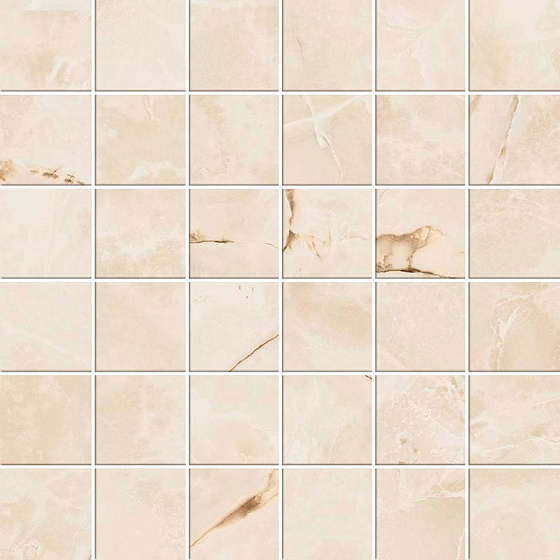 Alabaster Mosaic Polished