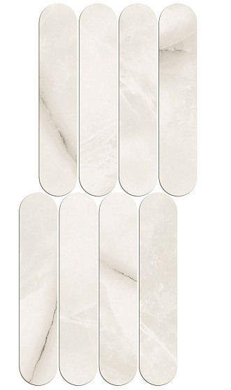 Crystal Mosaic Ellipse Polished