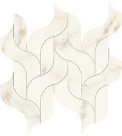 ATLAS CONCORDE MARVEL X Calacatta Apuano Mosaico Waterfall Lappato