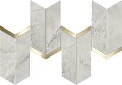 ATLAS CONCORDE MARVEL X Grey Cloud Mosaico Chevron Lappato