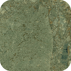 ARCANA BLACK&CREAM Checkers Rounded Green Giada