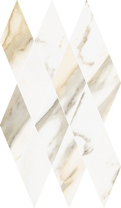 ITALON / ИТАЛОН STELLARIS Calacatta Gold Mosaico Diamond Люкс